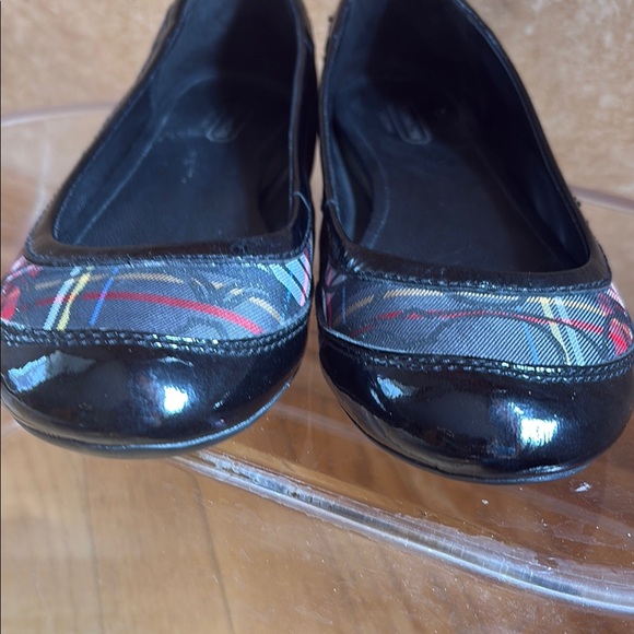 Coach Women's Signature Red & Black Plaid Ballerina Flats Sz: 7 EUC - Picture 9 of 9